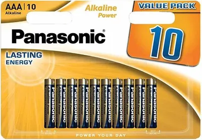 Image de Batterie Panasonic 1.5 AAA (LR03) 10-pack blistr