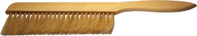 Produktbild von Kleiner Naturhaarbesen mit Holzgriff