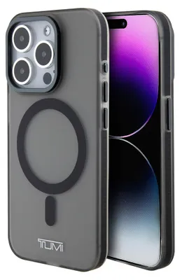 Produktbild von Tumi iPhone 15 Pro Back cover case - Frosted - Magsafe - Black