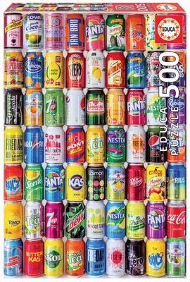 Image de Puzzle 500 pièces Soft Cans 18447
