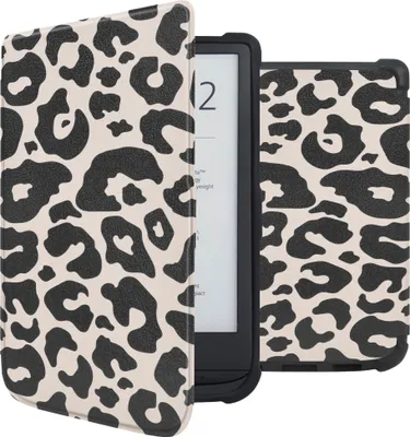 Immagine prodotto di imoshion Design Custodia morbida sottile Sleepcover per Pocketbook Touch Lux 5 / HD 3 / Basic Lux 4 / Vivlio Lux 5 - Leopard