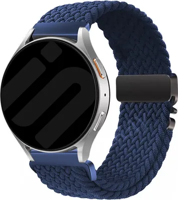 Produktbild von Strap-it Nylon-Smartwatch-Armband 20 mm mit Fallschirmverschluss – passend für Samsung Galaxy Watch 7 40 & 44 mm / Watch 6 (Classic) / Watch 4 (Classic) / Watch 5 (Pro) (Blau)
