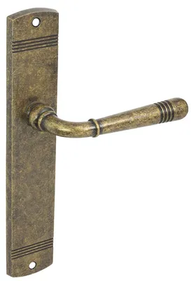 Produktbild von DOMINO Türgriff-Garnitur LOFT M75 Blind Langschild Bronze antik