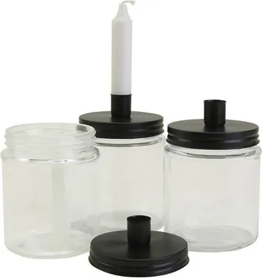Immagine prodotto di Set di decorazioni portacandele in vetro Creativ Company 15 cm 6 pezzi