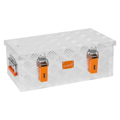 Produktbild von ALUBOX® 25 L Werkzeugkiste Aufbewahrungsboxaus Riffelblech 1,5 mm