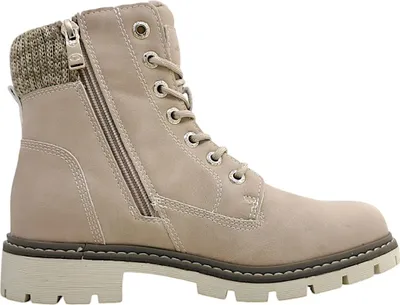 Imagen del producto de Zapatos de mujer de la marca Tom Tailor, tipo bota con cordones, color blanco, para uso casual