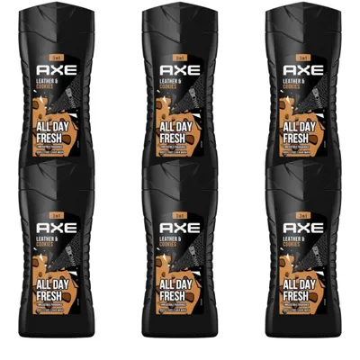 Produktbild von 6x Axe Douchegel – Collision Leather & Cookies 250 ml