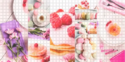 Produktbild von PVC Dekorpaneele Bildoptik - 3D Wandpaneele aus Kunststoff als Wandverkleidung für Innen- & (Dekorpaneel Sparpaket 956x480mm) Nachbildung Fliesen für Küchenwände