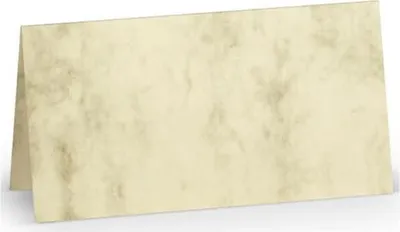 Produktbild von Tischkarte 10x10cm Chamois Marmora