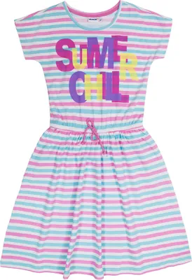Obrázok produktu pre Dievčenské šaty Summer Chill - Biele pruhované - 152
