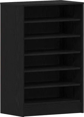 Immagine prodotto di vidaXL Scarpiera in rovere nero 60 x 35 x 92 cm Materiale in legno