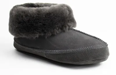 Produktbild von Hausschuhe Lammfell Modell NORWAY silbergrau 44