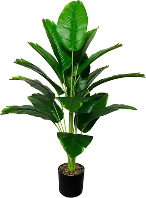 Immagine prodotto di Pianta artificiale, grande pianta di banane verde, 80 cm, albero artificiale per il soggiorno