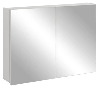 Obrázek produktu pro Rodan Koupelnová Zrcadlová Skříňka 80 cm - Šedá - Závěsná - Bezúchytková - 2dveřová