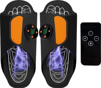 Produktbild von Elektrische EMS Fußmassage Matte –Fußmassagegeräte mit 19 Intensitäten, 8 Programme