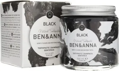 Produktbild von Ben & Anna Zahncreme, Anti-Plaque-Zahnpasta, 100 ml, Erwachsener, Paste, Eine kleine Menge mit dem Spatel auf die Zahnbürste geben und wie gewohnt etwa 2 Minuten..., 61 mm