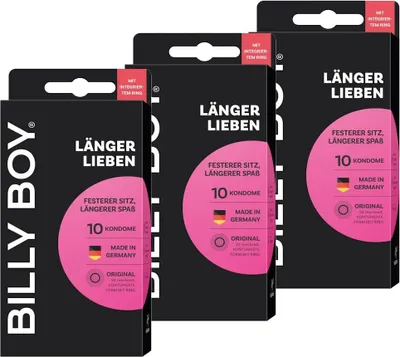 Produktbild von BILLY BOY Länger Lieben 30 Stück – 52 mm Verzögernd