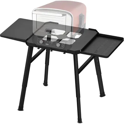 Produktbild von Grillständer für Ninja Woodfire OG/OO Serie, klappbar, mit Beistelltisch, Stahl, verstellbare Füße