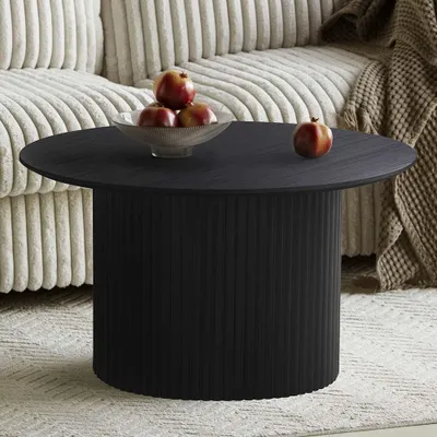 Produktbild von Milton & Oldbrook Couchtisch Ø 80 cm Tornio Schwarz