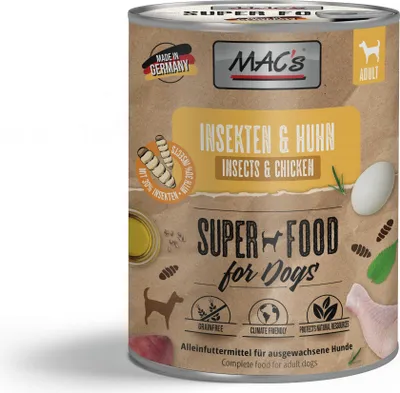 Produktbild von MAC's DOG - Insekten 6x750g  |  Insekten & Huhn