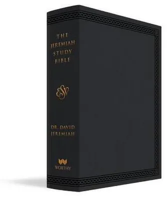 Produktbild von The Jeremiah Study Bible, Esv, Black Leatherluxe (Indexed)