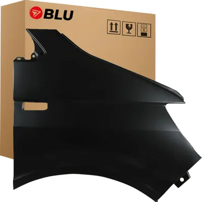 Zdjęcie produktu dla BLU Błotnik pasujący do VW Volkswagen Transporter T6 / Multivan LC9X Prawy Czarny DeepBlack | 2015-2019 | Przedni Przód | Lakierowany | Gotowy do montażu  | Stal