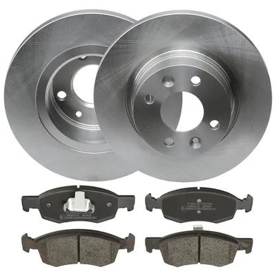 Produktbild von 2X Bremsscheiben + Bremsbeläge Vorne