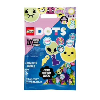 Obrázok produktu pre LEGO 41946 DOTS doplnková sada Emojis, remeselná sada pre deti od 6 rokov, dekorácia na prívesky na tašky, náramky, držiaky na perá