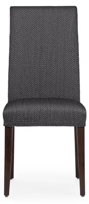 Stuhlhülle mit Rückenlehne, 2er-Set, Anthrazit, elastisch