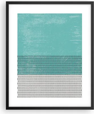 Produktbild von Gerahmtes Poster - Schwarzer Rahmen - Abstraktion Modern Striche - 40x50 cm - Wand Bild - Wanddeko - Wandbilder - Kunstposter - Wandposter - Bilderrahmen - Bilder - Kunstdruck - P2BPA40x50-4639