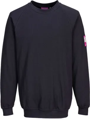 Produktbild von Portwest FR12 Flammhemmendes antistatisches Langarm-Sweatshirt Navy Gr. XL