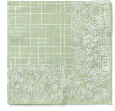 Produktbild von Tissue Serviette Susanne, 33 x 33 cm, 3-lagig, 100 Stück - Floral