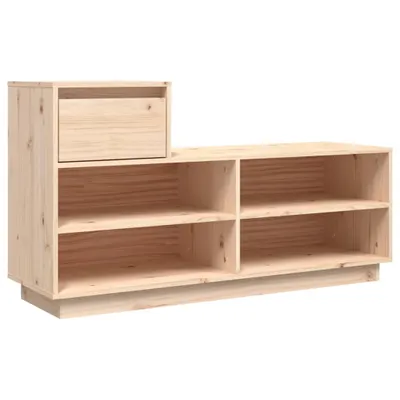 Produktbild von vidaXL Schuhregal 110x34x61 cm Massivholz Kiefer