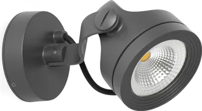 Produktbild von Faro 70025, Wandbeleuchtung für den Außenbereich, Dunkles Grau, Aluminium, IP65, I, 14 W