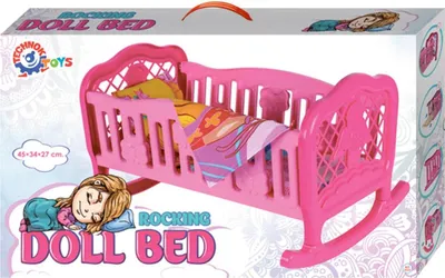 Produktbild von Puppenwiege, Klappbares Kinderbett, Set, Sichere Materialien 4524