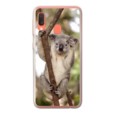 Produktbild von MuchoWow® Handyhülle Schutzhülle Hülle für Samsung Galaxy A20e Koala - Äste - Tier - Kinder - Jungen - Mädchen Silikon Softcase Handy Hülle - Abdeckung