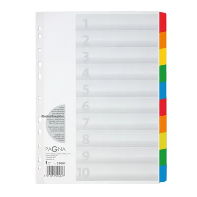 Obrázok produktu pre Pagna 31001-08 - Weiß - Karton - Polypropylen (PP) - A4 - 20 Stück(e)