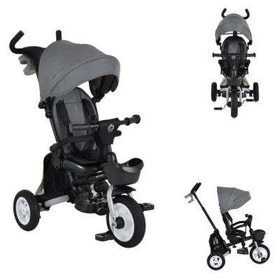 Produktbild von Byox Dreirad Flexy Lux 3 in 1 Tricycle, klappbar, Gummireifen, drehbarer Sitz
