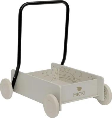Produktbild von Micki Holz Lauflernwagen - pädagogisches Spielzeug für Kleinkinder und Babys