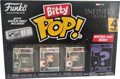 Produktbild von Infinity Saga - Hulk Black Widow Hawkeye   - Bitty Pop! Funko
