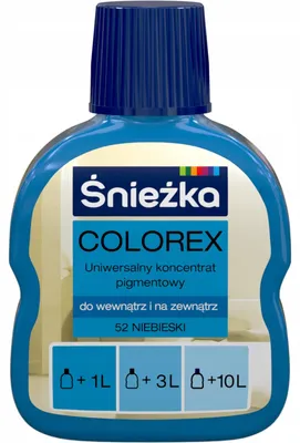 Produktbild von Universal Abtönpaste Pigmentkonzentrat Blau matt 100 ml für Wandfarbe & Lacke