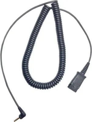 Imagen del producto de Cable adaptador Plantronics, largo (3 metros), con conector de 2,5 mm