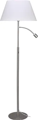 Produktbild von MeLiTec LED Stehleuchte T-Lounge ST53 mit Leselampe, weiß