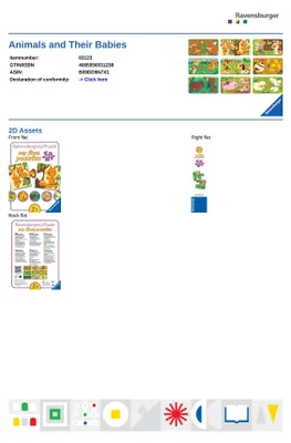 Immagine prodotto di Gli animali e i loro figli Ravensburger 03123