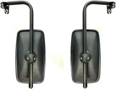 Produktbild von 2x Außenspiegel Seitenspiegel ř15-28 Bagger 280x155mm Spiegelarm Spiegelhalter SET