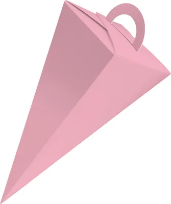 Produktbild von itenga Geschenktüte Schultüte mit Griff 21 cm Rosa