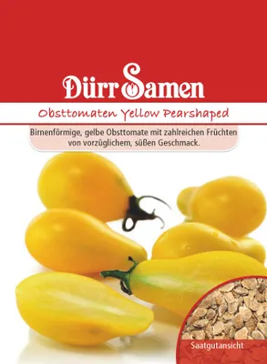 Artikelbild 1 von 'Obsttomate Yellow Pearshaped' aus der Kategorie Tomatensamen
