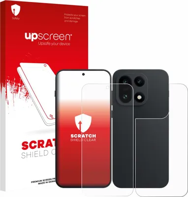 Produktbild von upscreen Schutzfolie für OnePlus 15 (Display+Rückseite) Displayschutz Displayschutzfolie Folie Klar Transparent