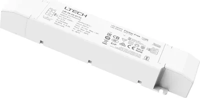 Produktbild von LTECH LM-36-24-G1T2 – dimmbares 24V LED-Netzteil 36W mit Triac und Push DIM, flackerfrei