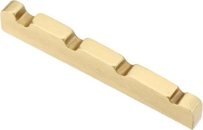 Obrázok produktu pre Matrica na basovú gitaru, mosadz, 4-strunová, 38 mm, plochá, elektrická basgitara